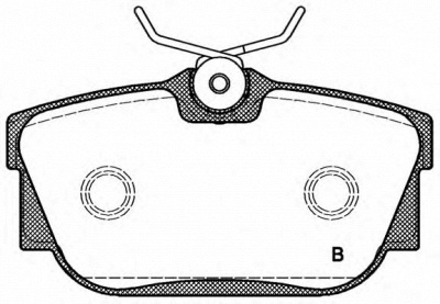 OPEN PARTS bpa076712 -  Комплект тормозных колодок, дисковый тормоз